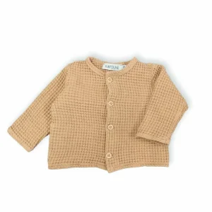 Cardigan bébé et enfant Camel seconde main – 12 mois