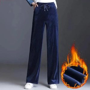 Pantalon Velours Grosses Côtes Femme