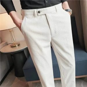 Pantalon Velours Homme À Pinces