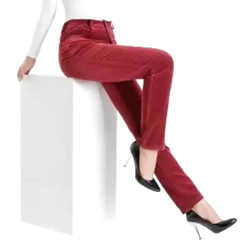 Pantalon Velours Slim Femme – Image 2