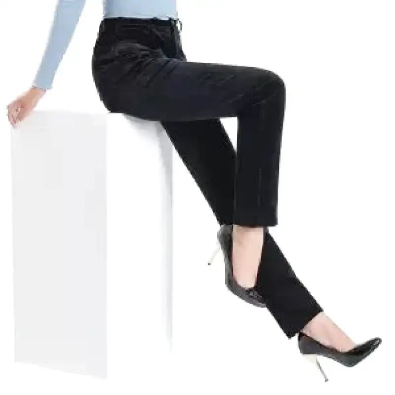 Pantalon Velours Slim Femme