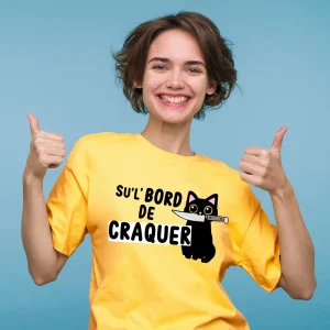 TSHIRT COL ROND | Su'l'bord de craquer