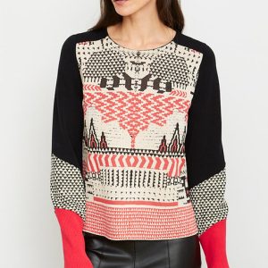 Pull Noir et Rouge