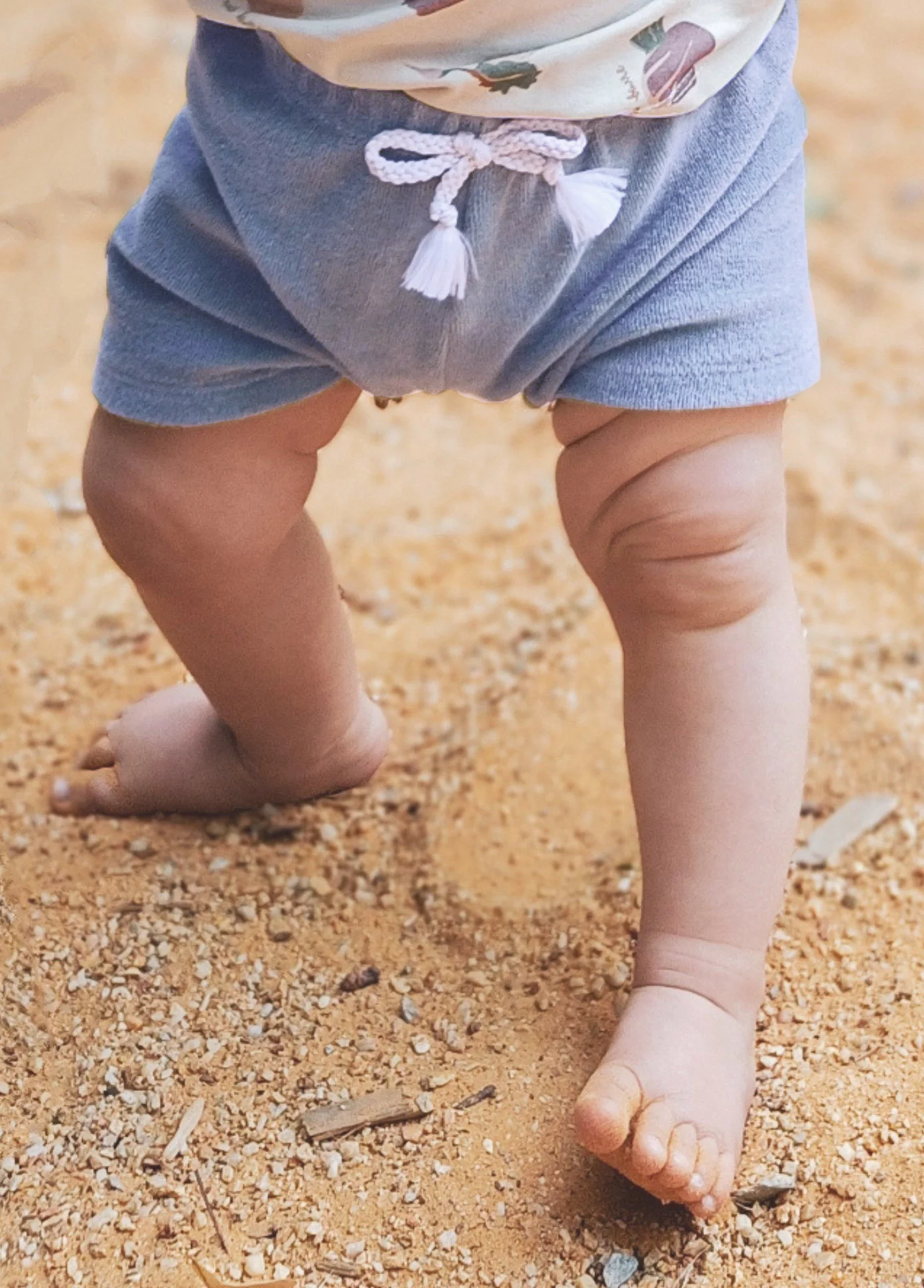 Short pour bébé et enfant éponge bleu polaire – Image 3