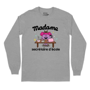 T-SHIRT À MANCHES LONGUES | Little miss secrétaire