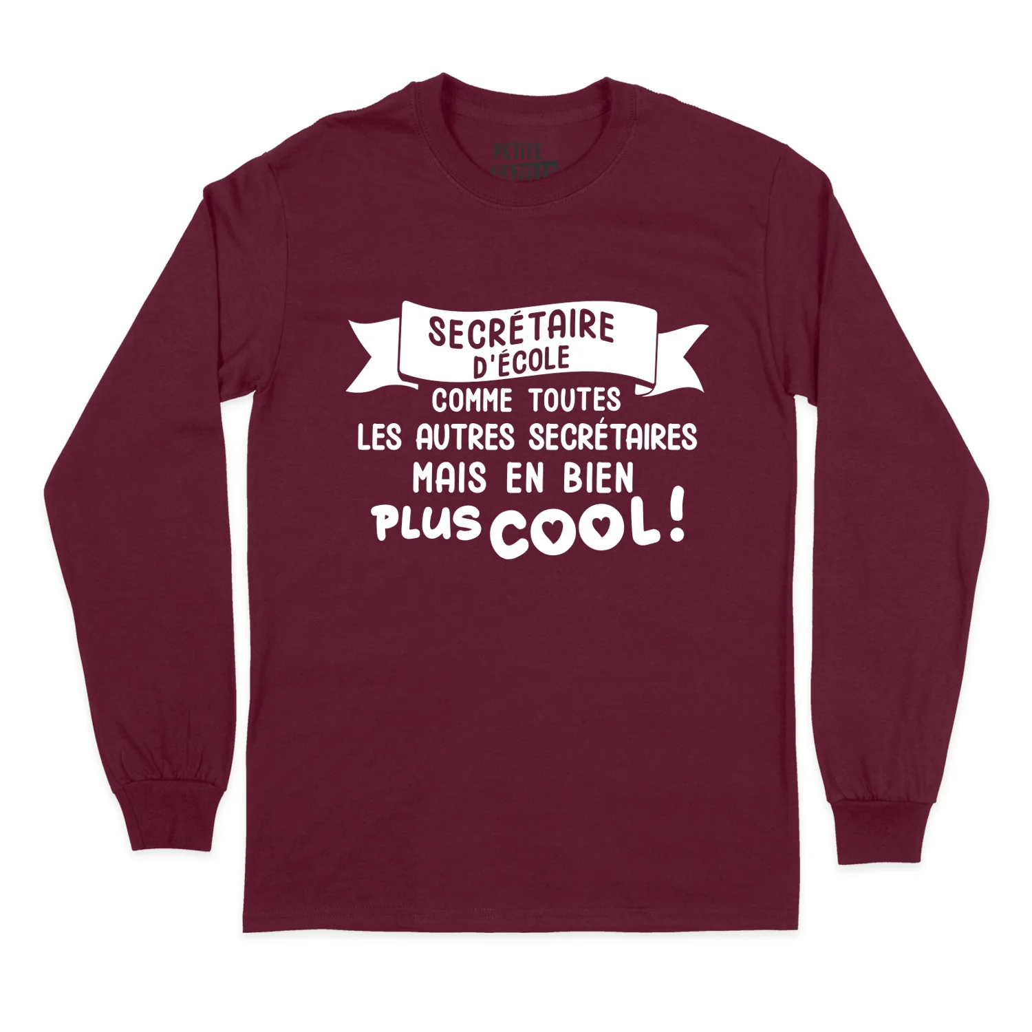 T-SHIRT À MANCHES LONGUES | Secrétaire d'école comme toutes les autres secrétaires – Image 6