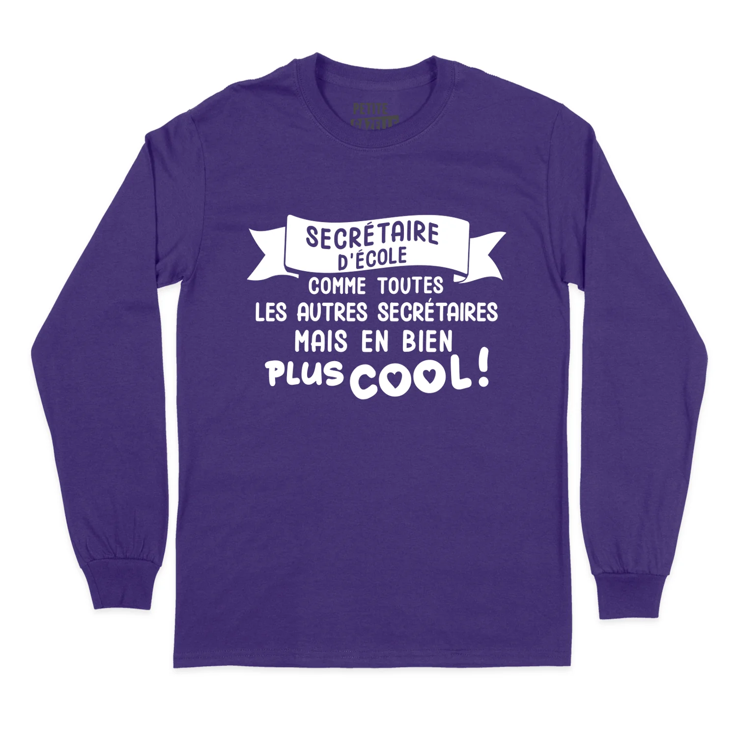 T-SHIRT À MANCHES LONGUES | Secrétaire d'école comme toutes les autres secrétaires – Image 5