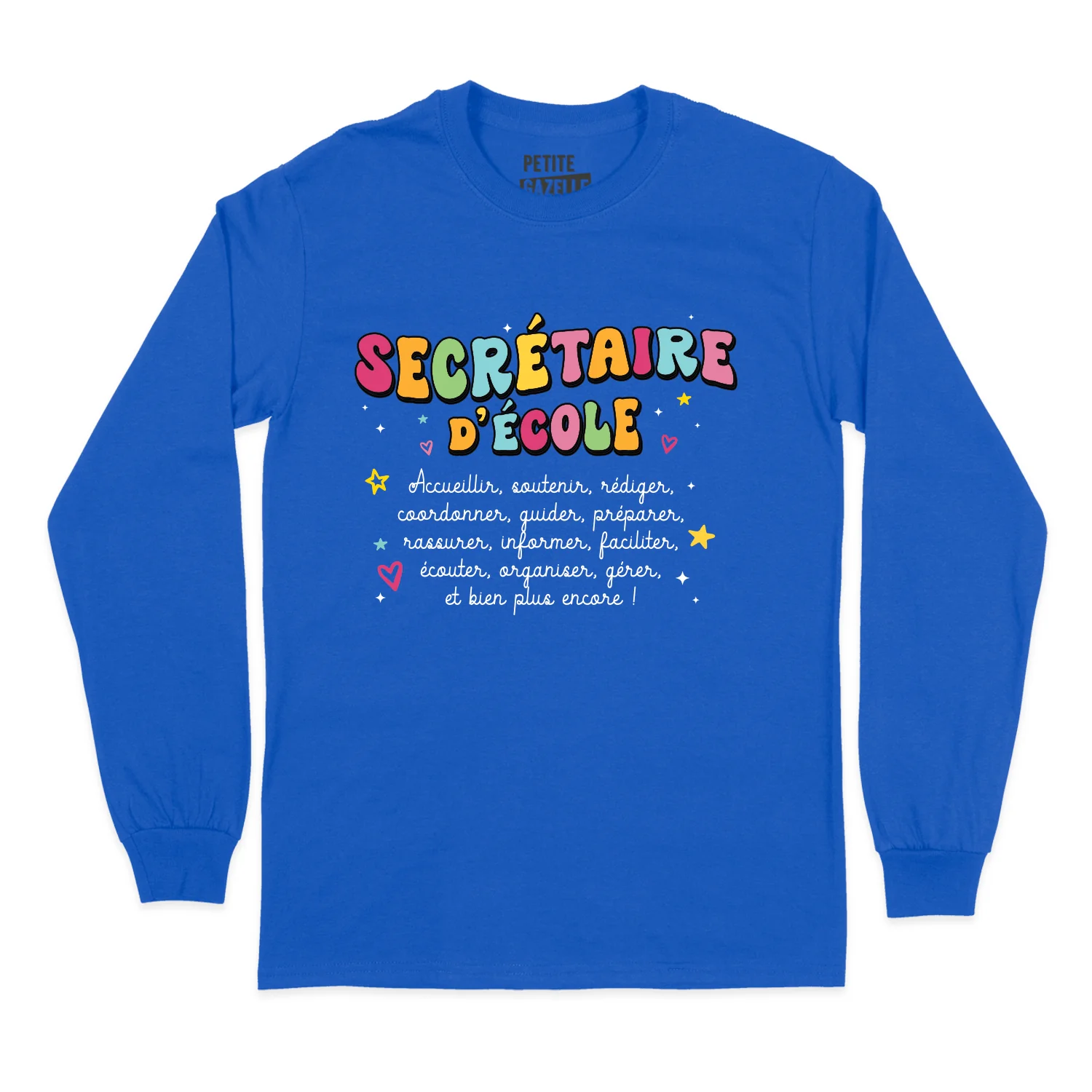 T-SHIRT À MANCHES LONGUES | Secrétaire Groovy – Image 9