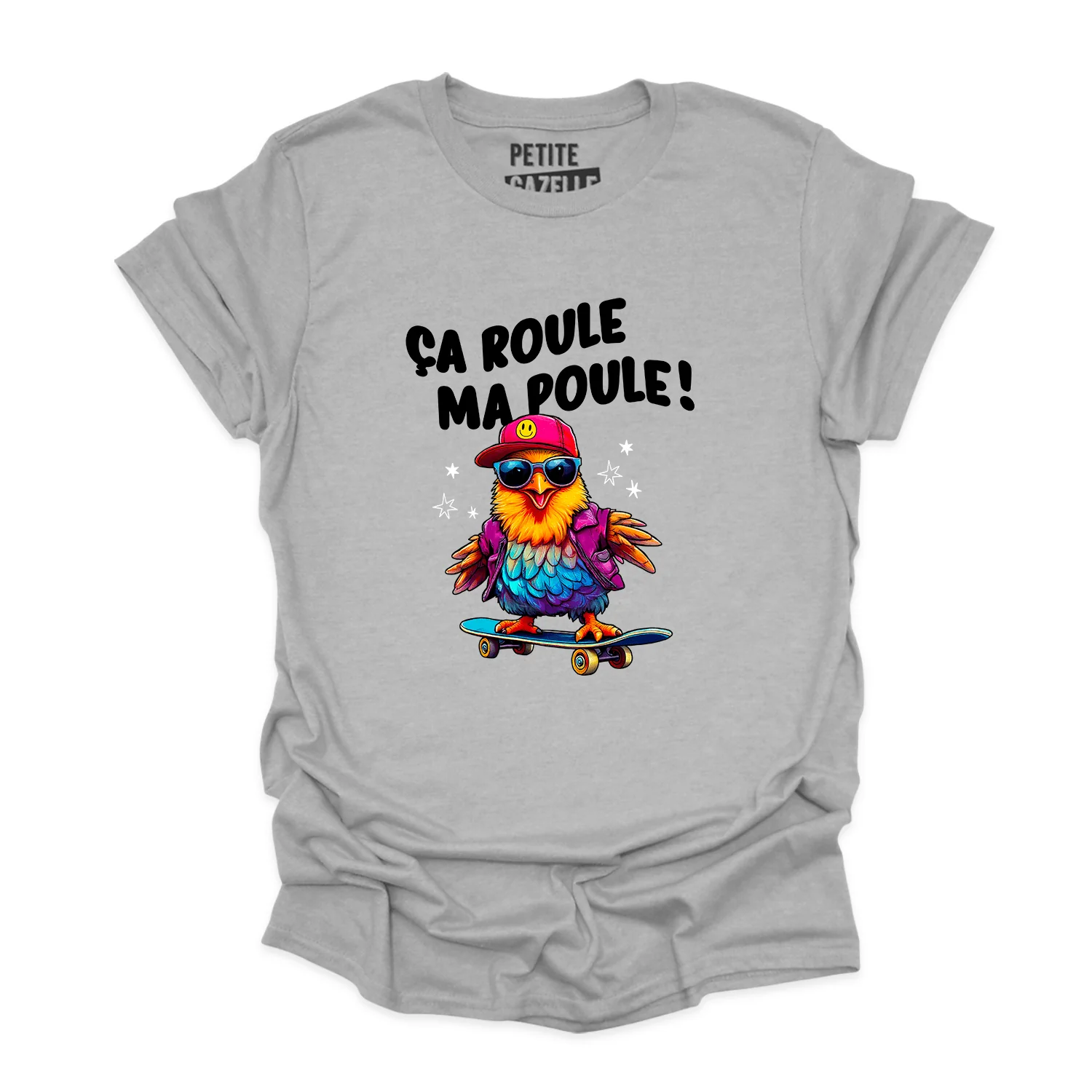 T-SHIRT COL ROND | Ça roule ma poule ! – Image 5