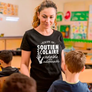 T-SHIRT COL ROND | Équipe de soutien scolaire
