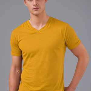 Le tee-shirt ajusté col V Laurent