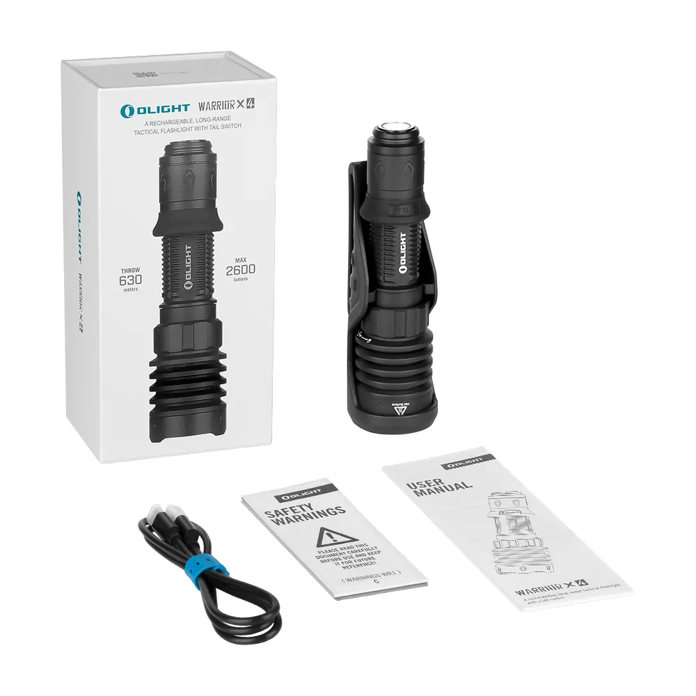 Olight Warrior X 4 | Lampe tactique 2600 lumens avec Strobe – Image 6