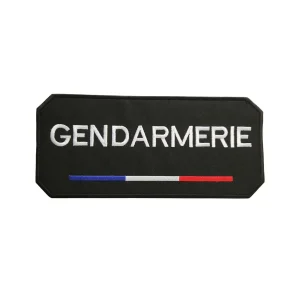Bande Dorsale Brodée – Gendarmerie avec liseré
