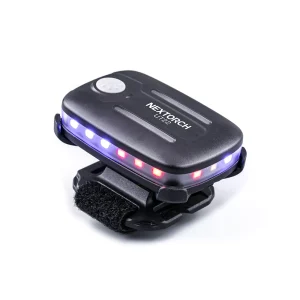 Lampe  UT22 – éclairage blanc + strobe rouge/bleu – 11 lumens – Nextorch