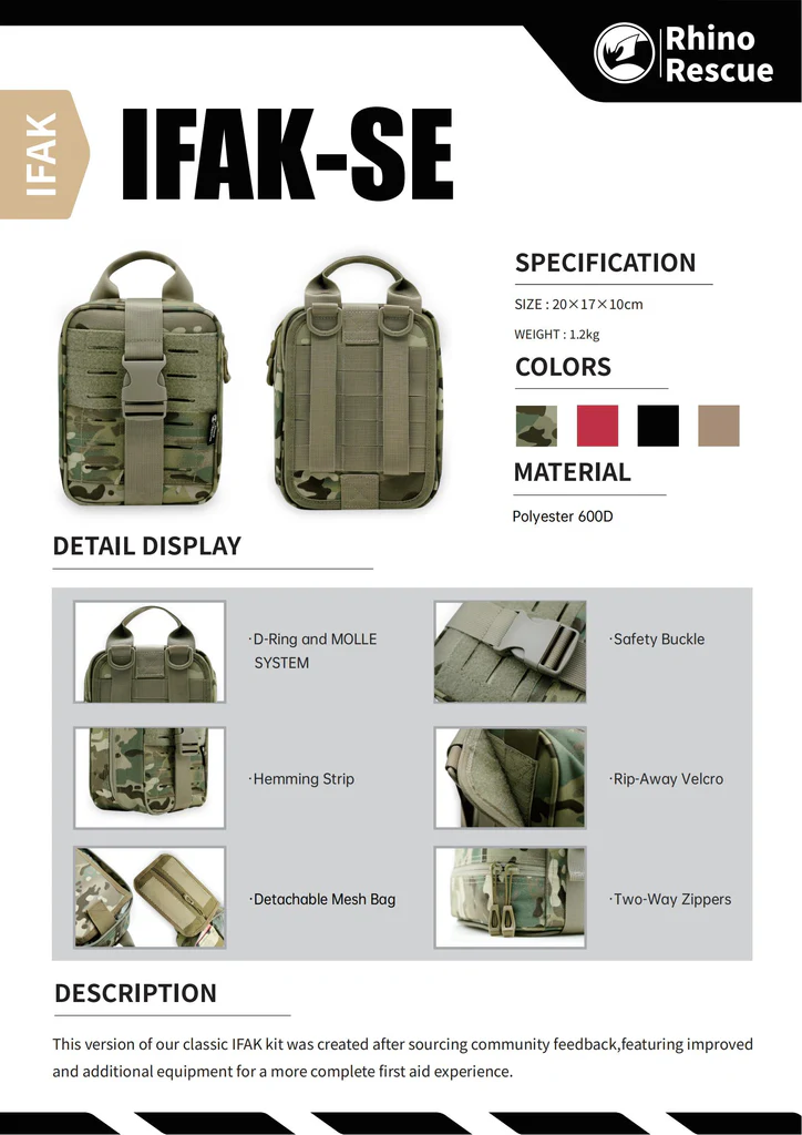 SE IFAK – Noir – Rhino Rescue – Image 5