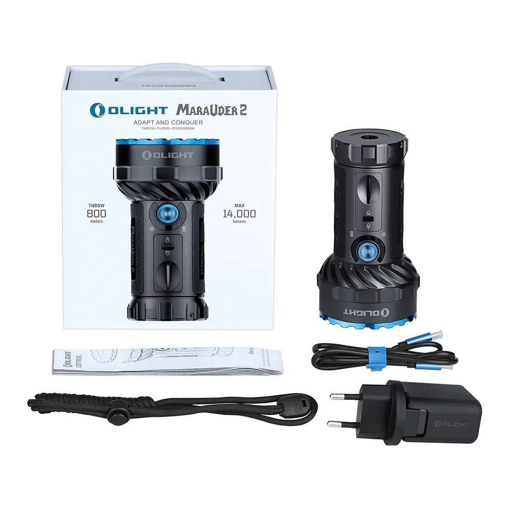 Olight Marauder 2 | Lampe torche puissante rechargeable 14000 lumens – Image 7