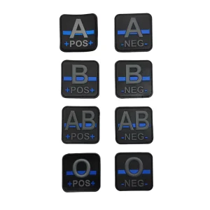 Patch Groupe sanguin TBL – 5x5cm