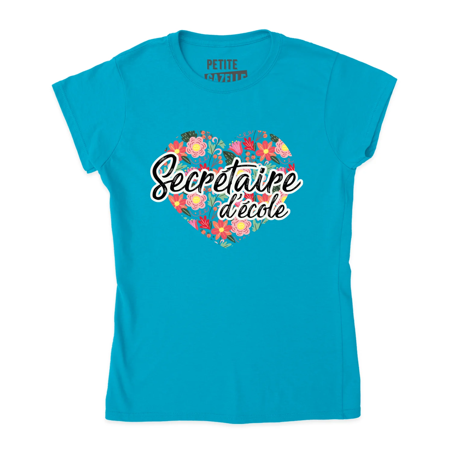 TSHIRT AJUSTÉ | Secrétaire Coeurs & Fleurs – Image 6