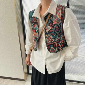 Veste Brodée colorée