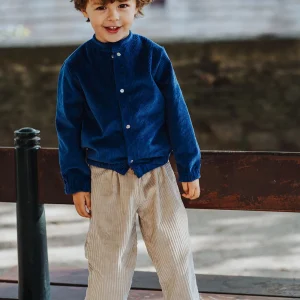 Pantalon bébé velours Sable