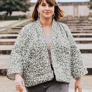 Veste kimono femme matelassée WILD