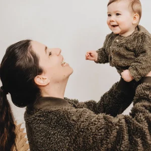 Veste femme moumoute kaki – seconde main-38