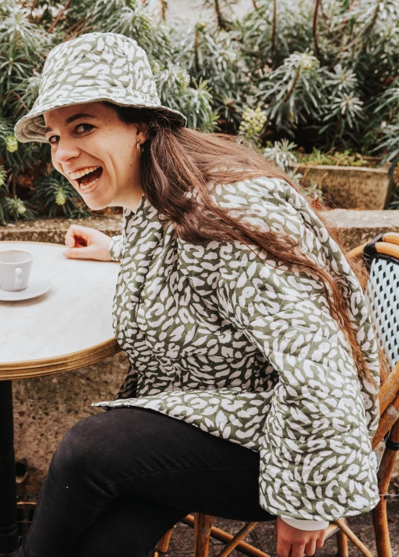 Veste kimono femme matelassée WILD – seconde main – taille 1 – Image 3