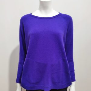 Cachemire oversize violet