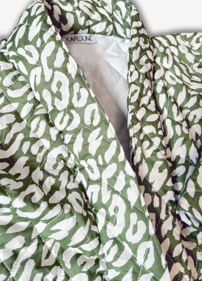 Veste kimono femme matelassée WILD – seconde main – taille 1 – Image 4